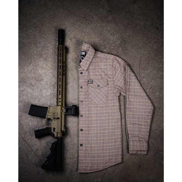 DIXXON Flannel Johnny Noveske Rifleworks Houndstooth Brand New In Bag - Picture 2 of 4